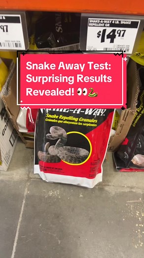 🐍🚫 Curious about Snake-A-Way for repelling snakes? We put it to the test and the results are surprising! 💭 #snakerepellent #pestcontrol #surprisingresults #puttothetest #strongsmell #lastsawhile #kopexpest