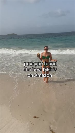 Emma | Amazon Fashion Finds on Instagram: "The perfect bikinis for vacation🌴 ✨L!ke & say “swim” and I’ll send you the 🔗 to these swimsuits! (Make sure you are following me to receive dm!) ✨also linked in my bio: on my amazon storefront under “swimsuits & coverups” list idea with more favorites! #amazonfashionfinds #founditonamazon #winterfashiontrends #winterfashion #winter2025 #amazonfashion #comfyoutfit #jeansoutfit #vacationoutfits #resortwear #ltkstyletip #ltkunder50 #petitefashion #amazon