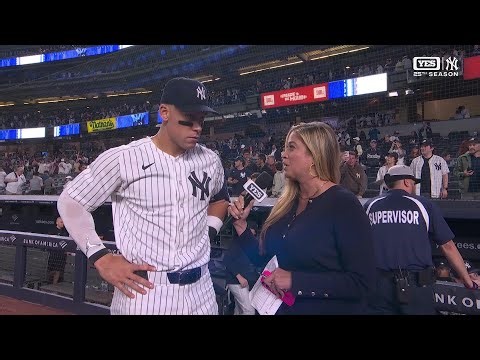 Aaron Judge hits 2 go-ahead home runs vs. the Angels