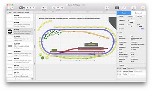 ZゲージやH0ゲージに対応し3D表示も可能なMac用 鉄道模型のレイアウトアプリ「RailModeller Pro」の無料版がリリース。
