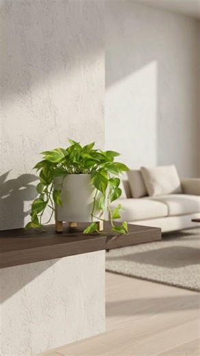 How to Make $1 High-End Aesthetic Home Decor: Easy craft Modern DIY cement Planter ✨🪴