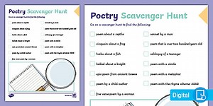 Poetry Scavenger Hunt