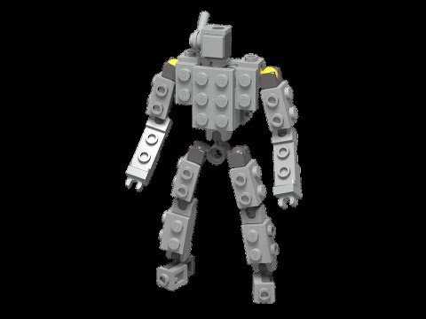 LEGO® Moc Mech / Mecha Build - N21 Mech Frame v3