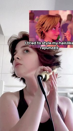 Rapunzel Inspired Short Hair Styling Tutorial