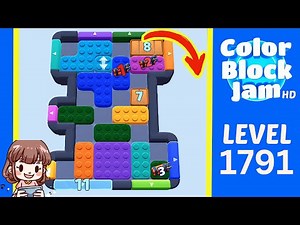 Color Block Jam Level 911 (1791) Solution Walkthrough