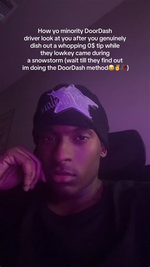 DoorDash method on top😭😭#foryou #tfn_zay #snowstorm #viral #snow