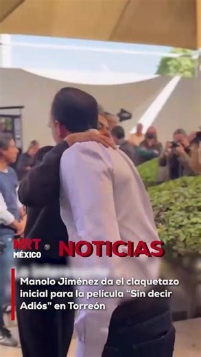 El gobernador de Coahuila, Manolo Jiménez, dio el claquetazo inicial para la filmación de la películ