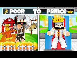 From POOR To PRINCE Story In Minecraft! (Hindi)