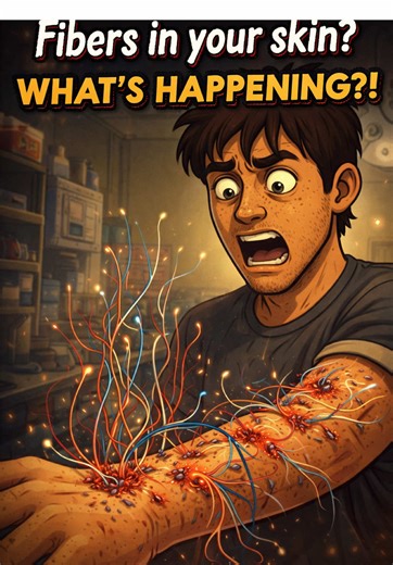 Something could be growing in your skin🤢 #medical #skin #facts #interesting #mindblown 🎥 facts: Morgellons disease is a controversial condition where people report feeling like fibers, threads, or particles are coming out of or embedded in their skin, often along with itching, crawling sensations, and skin sores. Most medical research suggests it is linked to a psychiatric condition called delusional infestation, though some patients strongly believe it has a physical or infectious cause. It r