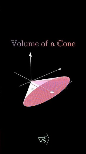 Volume of a Cone Explained VISUALLY! (Geometry Made Easy)