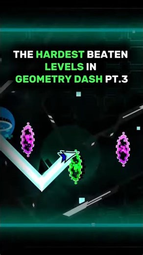 THE HARDEST BEATEN LEVELS IN GEOMETRY DASH PT.3 #geometrydash #hardestlevel #edit #extremedemon