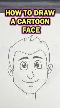 How to draw a cartoon face #drawing #art #howtodraw #drawing #draw #sketching #cartoonart