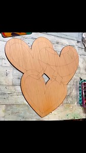 Bold, bright, and totally Valentine vibes 💖 This triple-heart cutie is ready to bring some happy color to your front door! #ValentinesDecor #DoorHangerDIY #ColorfulHomeDecor #MakersOfTikTok #ShopSmallBusiness | Bless Your Art Designs