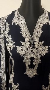 Stock Limited Colour nevi blue PAKISTANI SHIFFON DRESS | Dshop Center | Facebook