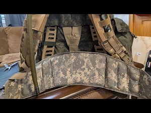 Molle 2 medium rucksack waist belt modification. Use the large rucksack one. A vast improvement!!!