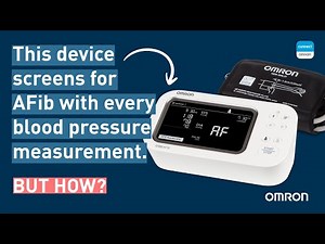 How does the OMRON Platinum Blood Pressure Monitor screen for AFib? | Tech Explanation