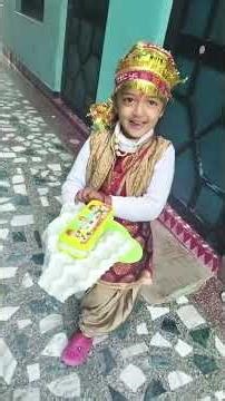 कन्या पूजन की खुशी। siyu savu