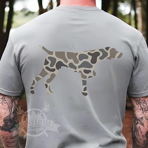 Camo Pointer Dog PNG: Hunting Sublimation Image (digital Download) - Etsy