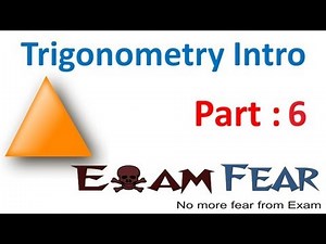 Examples: Introduction to Trigonometry- 2 Video Lecture - Class 10