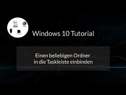 Einen beliebigen Ordner in die Windows 10 Taskleiste einbinden! Ordner an Taskleiste anheften!