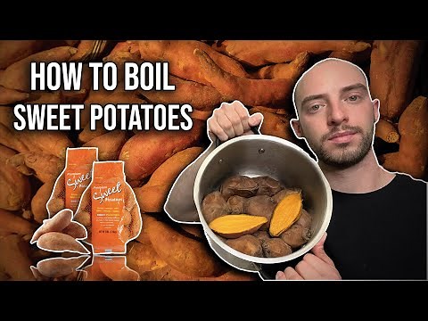 How To Boil Sweet Potatoes (BEST METHOD)