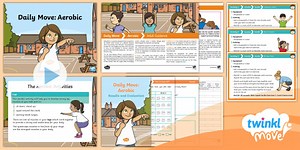 Twinkl Move PE - KS1 Daily Move: Aerobic Activity Pack