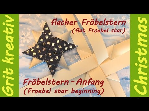 So fangen alle Fröbelsterne an oder Flachen Fröbelstern ohne Nasen falten: Viele Nasenvarianten bald