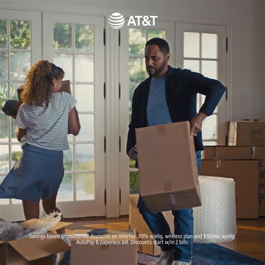 80K views · 620 reactions | Seamlessly connect with AT&T Fiber® and wireless, so you can simply enjoy moving in. Plus, save $275/year. | AT&T | Facebook