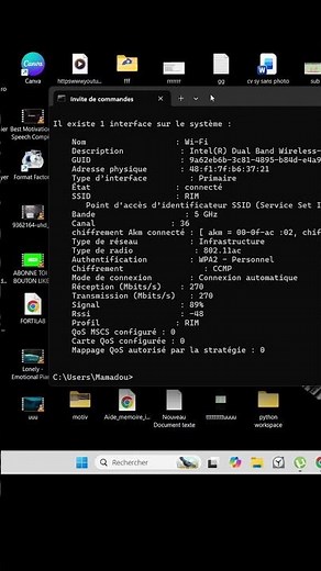 Vérifiez la vitesse du Wi Fi avec 1 commande