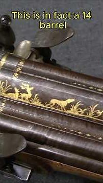 Perdition to Conspirators! Magnificent 14-Barrel Flintlock