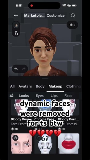 glam face, game face, egg face, slop face #roblox #babygirl #classicroblox