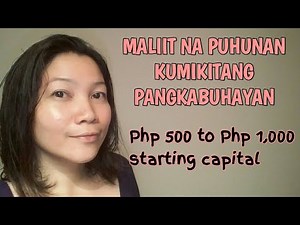 5 SMALL BUSINESS IDEAS IN THE PHILIPPINES. With 500 to 1,000 starting capital.