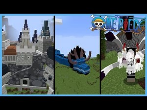 15 NEW DEVIL FRUITS! Minecraft One Piece Addon Mod Review