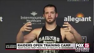 4.7K views · 56 reactions | The Las Vegas Raiders opened their training camp this morning at the team's training facility in Henderson. Kevin Fox 5 Vegas has the latest. More on #RaiderNation: https://bit.ly/3zRzUEV | FOX5 Las Vegas | Facebook