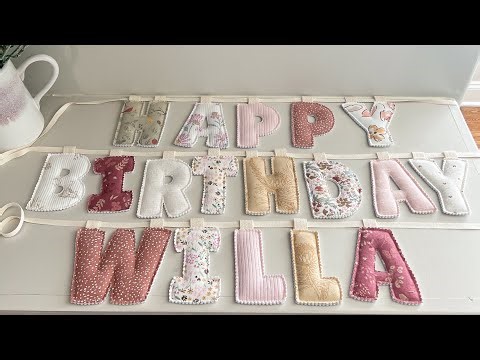 How to make a fabric puff banner