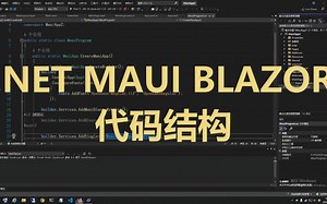 .NET MAUI BLAZOR 代码结构