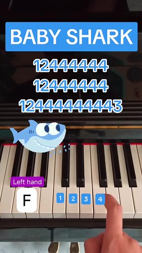 488K views · 2.2K reactions | Baby shark #piano #pianotutorial #pianolesson #short #pianomusicalite | Piano Musicalité | Facebook