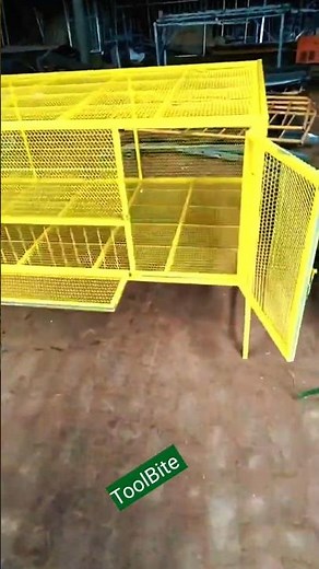 Durable Yellow Wire Cage Build – Perfect for Poultry, Rabbits, or Farm Use