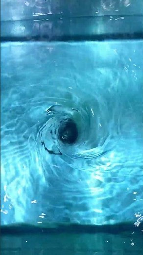 Blue Water Tornado in My Sink #satisfying