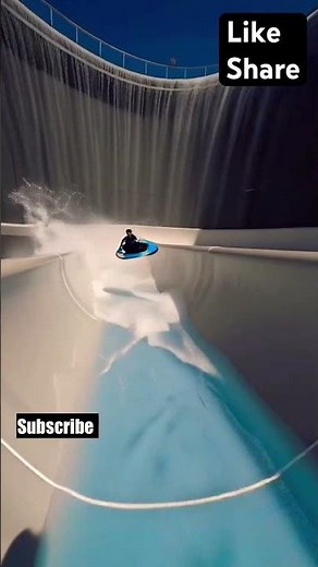 POV: World’s Tallest Water Slide 😱💦 (Insane Drop!) #shorts #waterslide #waterpark #explore #viral