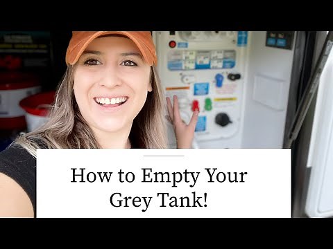 How to Empty Your Grey Water Tank in an RV or Camper
