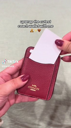Cherry Card Case Wallet - Coach Zip Card Wallet Review