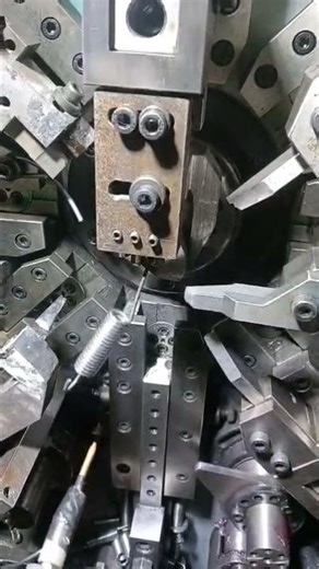 cnc spring machine #spring #making #process