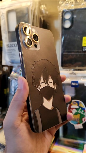 Black 3D Skin Wrap for iPhone!