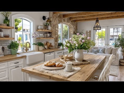 Sweet Vintage Farmhouse Kitchen Makeover on a Budget | Rustic Charm Meets Modern Functionality