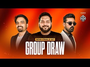 SEMI-FINALS WEEK 1 GROUP DRAW LIVE | realme BMPS 2025