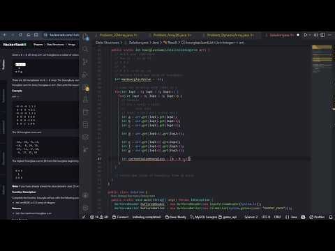 HackerRank | Easy | Data Structures: 2D Array