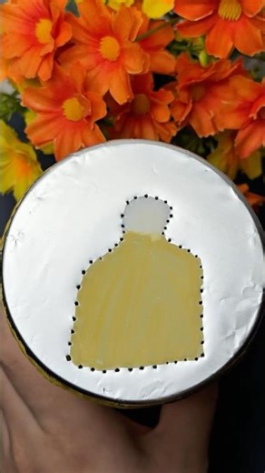 Grey Nail polish bottle 💅🏻💙#asmr #satisfying #relaxing #art #drawing #oddlysatisfying