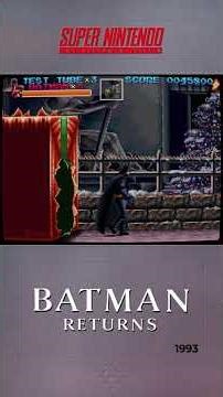 Batman Returns (SNES, Konami, 1993) #retrogaming #nostalgia