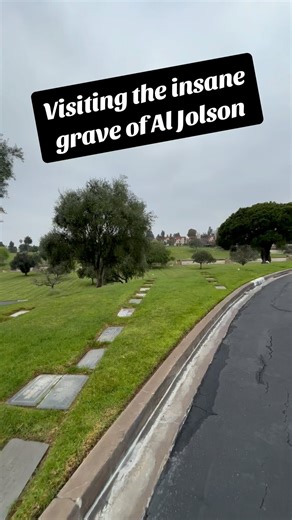 70K views · 1.7K reactions | Visiting one of the most impressive gravesites I’ve ever seen. This is the grave of entertainer Al Jolson at Hillside Memorial Park in Los Angeles, California. #famousgraves #hollywood #cemetery | Freyzel Productions | Facebook